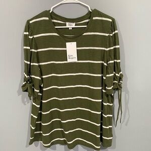 Kim Rogers striped top
